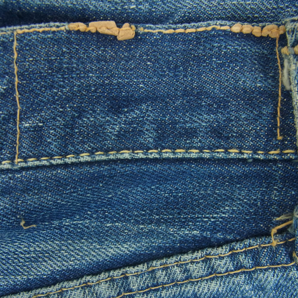 Levi's リーバイス 50s 501XX ボタン裏刻印12 隠しリベット刻印14  オフセット デニム パンツ ジーンズ インディゴブルー系 サイズ表記なし【中古】