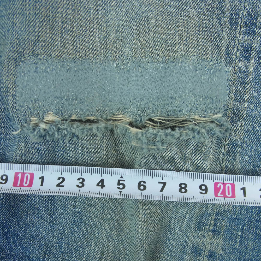 Levi's リーバイス 50s 501XX ボタン裏刻印12 隠しリベット刻印14  オフセット デニム パンツ ジーンズ インディゴブルー系 サイズ表記なし【中古】