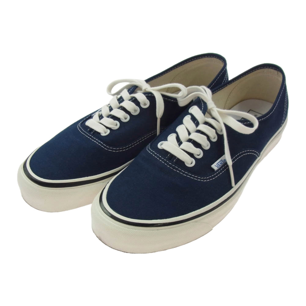 VANS バンズ authentic 44 dx オーセンティック アナハイム スニーカー ネイビー系 27.5cm【中古】