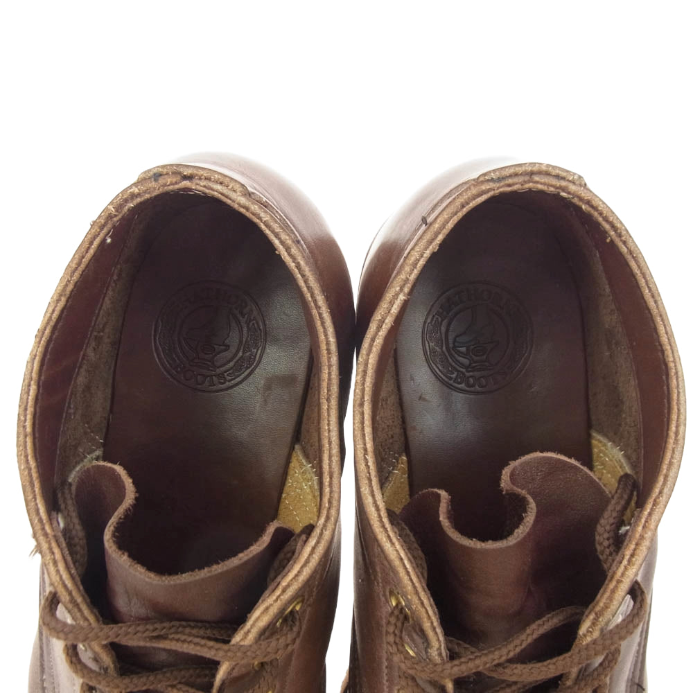 ハソーン Oxford オックスフォード シューズ ブーツ ブラウン系 US8.5E【中古】