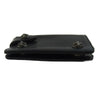 CHROME HEARTS クロムハーツ（原本無） KEY CASE クロスボール ボタン レザー キーケース ブラック系【中古】