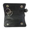 CHROME HEARTS クロムハーツ（原本無） KEY CASE クロスボール ボタン レザー キーケース ブラック系【中古】