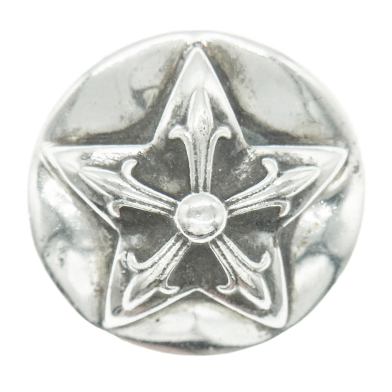 CHROME HEARTS クロムハーツ（原本無） HAIRBAND スター ボタン ヘアバンド コンチョ シルバー系【中古】