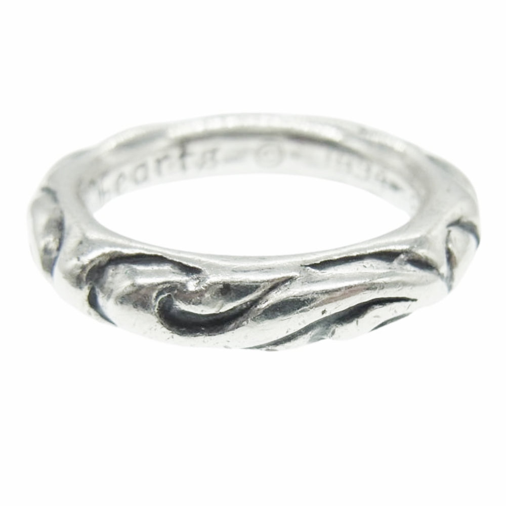 CHROME HEARTS クロムハーツ（原本無） SCRL BAND スクロール バンド リング シルバー系 約19号【中古】