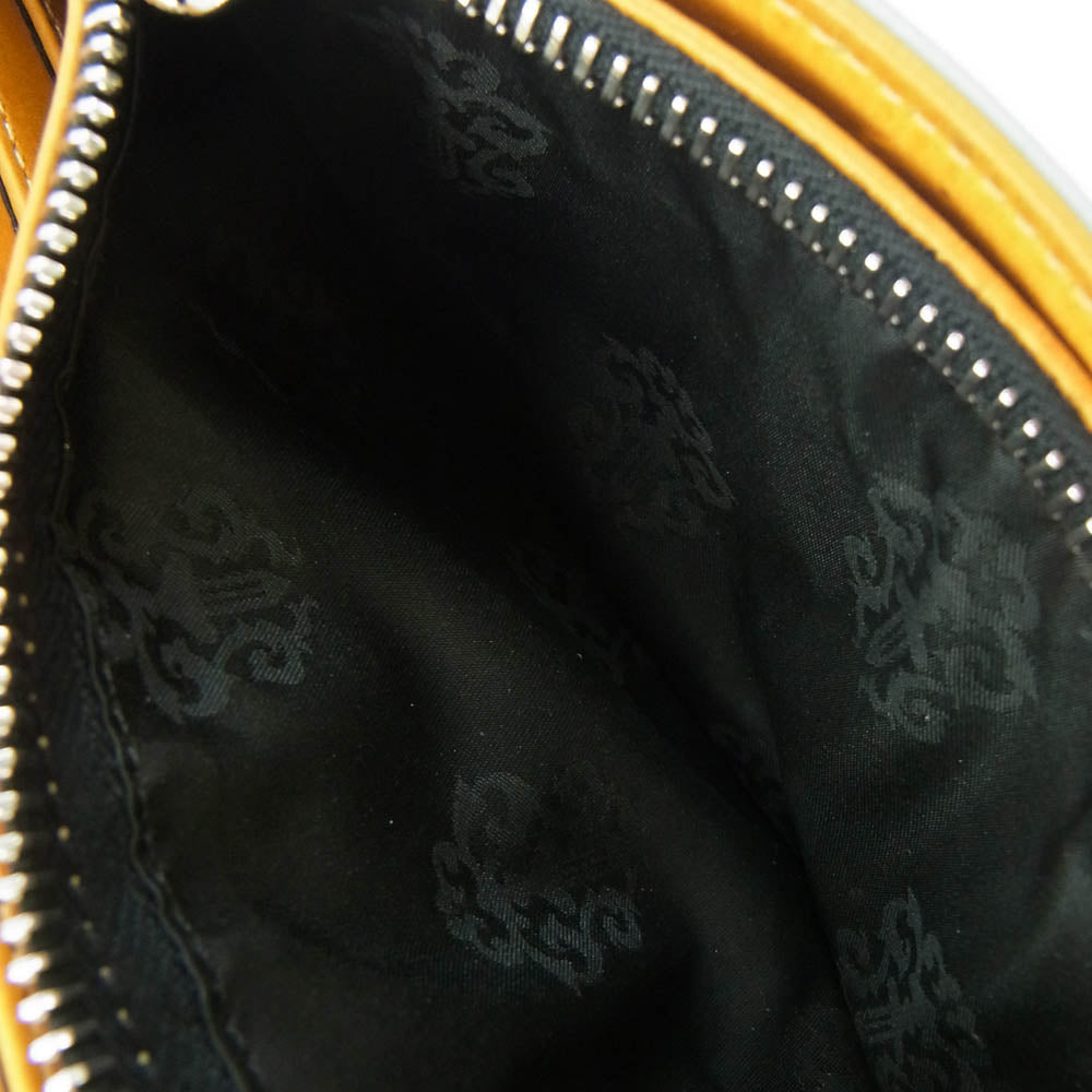 CHROME HEARTS クロムハーツ（原本無） JUDY NOVELTY ジュディ ノベルティ クロスボールボタン レザー ロングウォレット 財布 シルバー系【中古】