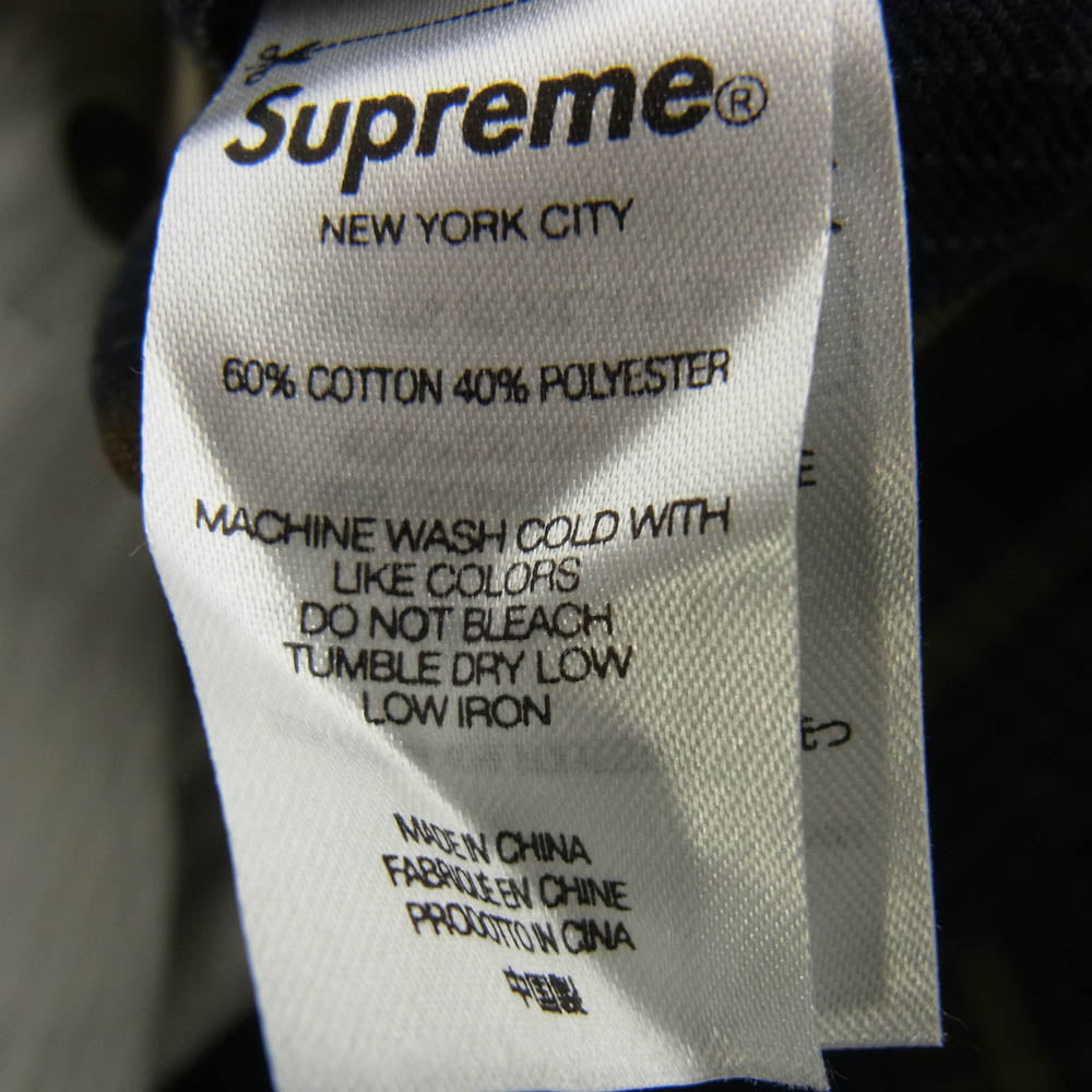 Supreme シュプリーム 23SS Work Pant Navy Plaid ワーク パンツ ネイビー プラット ネイビー系 マルチカラー系 34【中古】