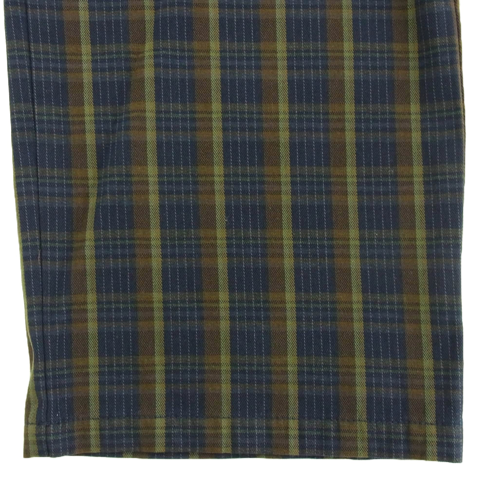 Supreme シュプリーム 23SS Work Pant Navy Plaid ワーク パンツ ネイビー プラット ネイビー系 マルチカラー系 34【中古】