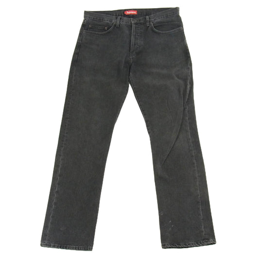 Supreme シュプリーム Stone Washed Slim ストーン ウォッシュ スリム デニムパンツ ブラック系 34【中古】