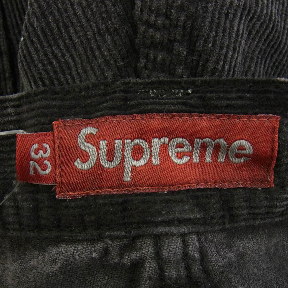 Supreme シュプリーム Washed Corduroy Double Knee Painter Short ウォッシュド コーデュロイ ダブルニー ペインター ショーツ ショートパンツ グレー系 32【中古】