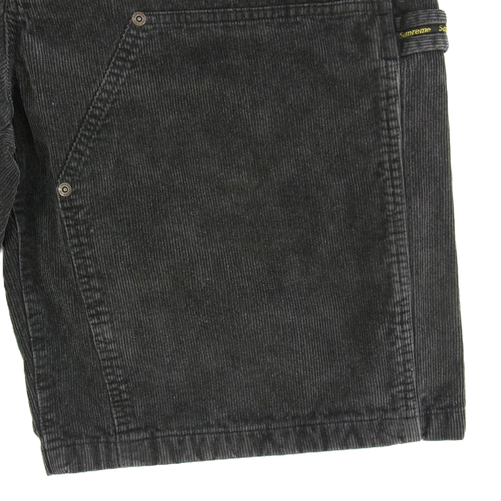 Supreme シュプリーム Washed Corduroy Double Knee Painter Short ウォッシュド コーデュロイ ダブルニー ペインター ショーツ ショートパンツ グレー系 32【中古】