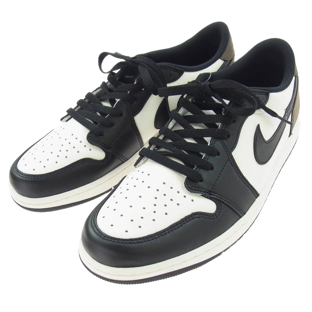 NIKE ナイキ CZ0790-102 Air Jordan 1 Retro Low OG エアジョーダン1 レトロ ロー ローカットスニーカー ダークブラウン系 ホワイト系 30cm【極上美品】【中古】