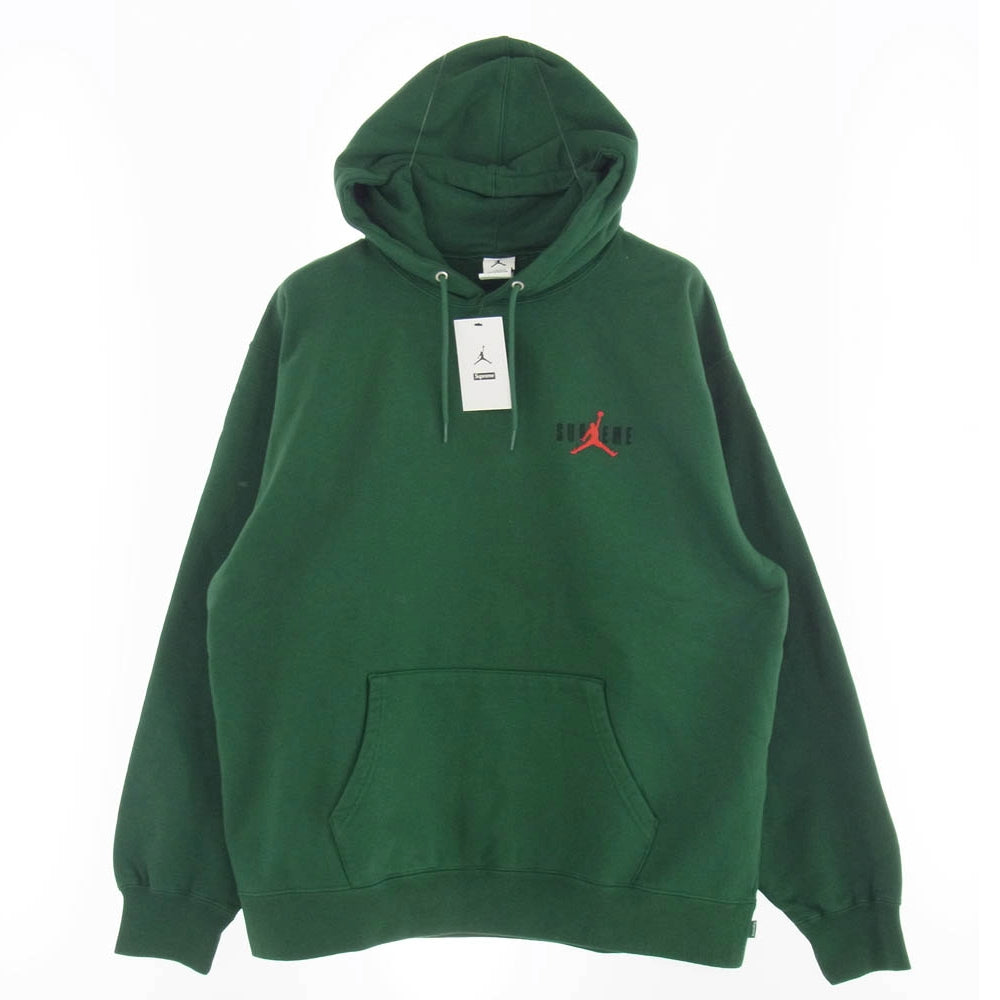 Supreme シュプリーム 24AW Jordan Hooded Sweatshirt ジョーダン フーデッド スウェット パーカー グリーン系 L【極上美品】【中古】