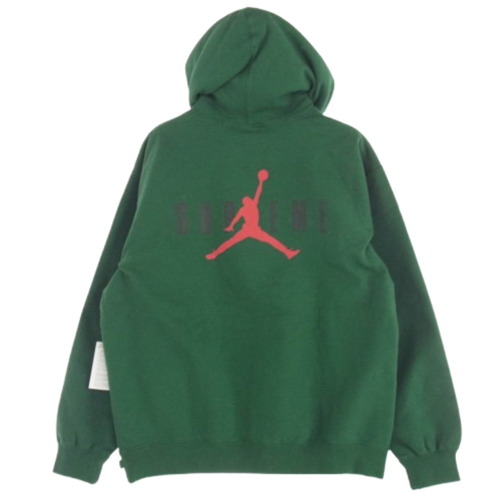 Supreme シュプリーム 24AW Jordan Hooded Sweatshirt ジョーダン フーデッド スウェット パーカー グリーン系 L【極上美品】【中古】