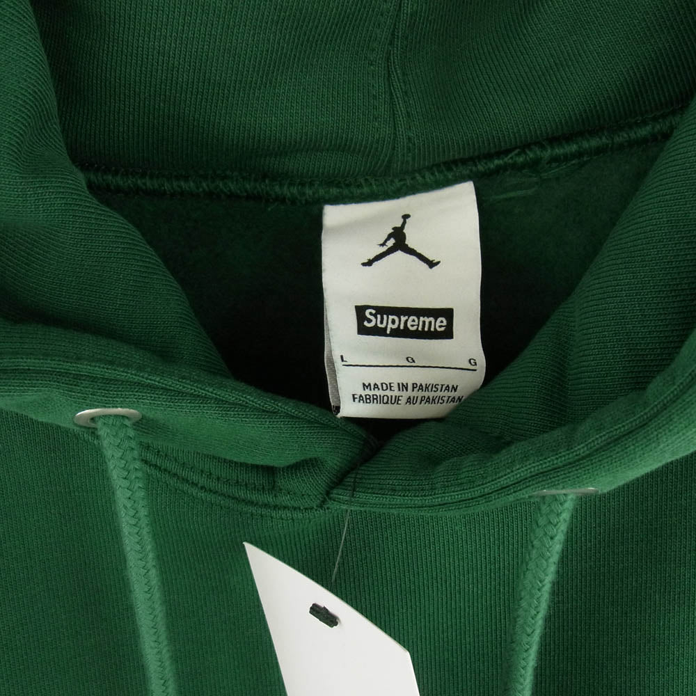 Supreme シュプリーム 24AW Jordan Hooded Sweatshirt ジョーダン フーデッド スウェット パーカー グリーン系 L【極上美品】【中古】