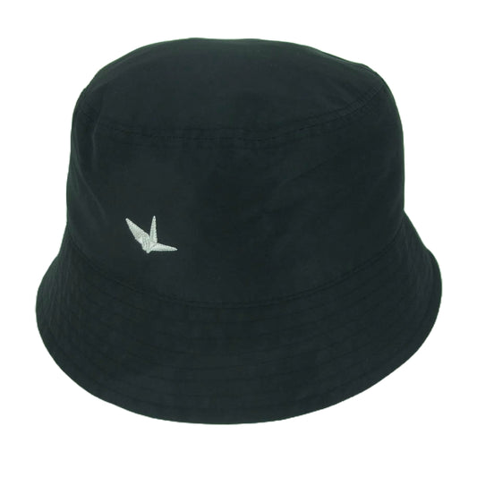 1piu1uguale3 ウノピュウノウグァーレトレ MRG519 POE389 113 BUCKET HAT バケットハット ブラック系 99 F【中古】
