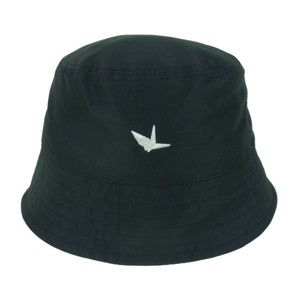 1piu1uguale3 ウノピュウノウグァーレトレ MRG519 POE389 113 BUCKET HAT バケットハット ブラック系 99 F【中古】