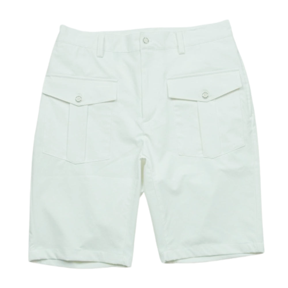 1piu1uguale3 ウノピュウノウグァーレトレ GRP133 POE456 GOLF ゴルフ FRONT POCKET SHORT PANTS フロントポケット ショートパンツ ハーフパンツ ホワイト系 M 4【中古】