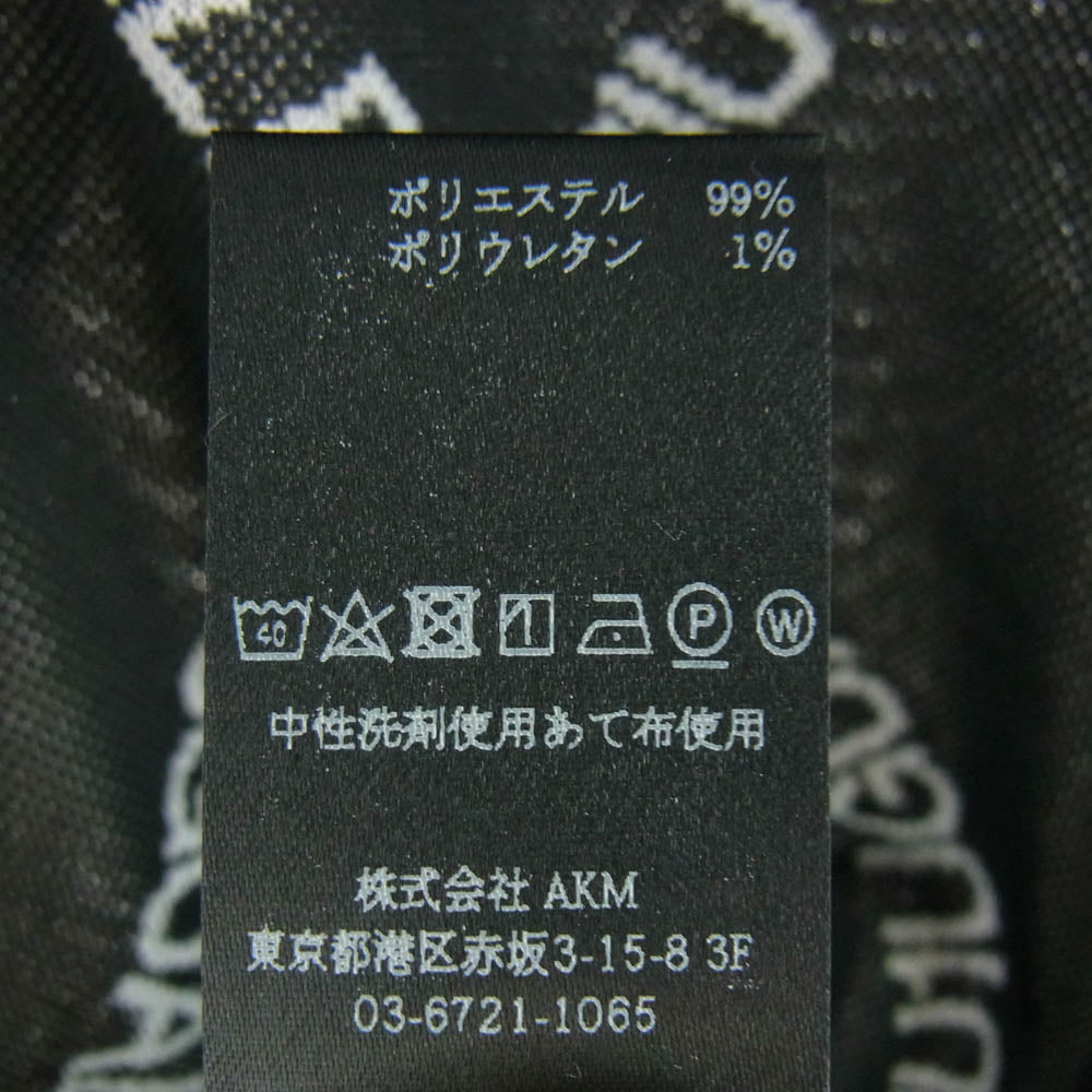 1piu1uguale3 ウノピュウノウグァーレトレ GRK065 POE457 GOLF ゴルフ ARGYLE LOGO L/S アーガイル ロゴ ロングスリーブ 長袖 ポロシャツ ブラック系 V【中古】