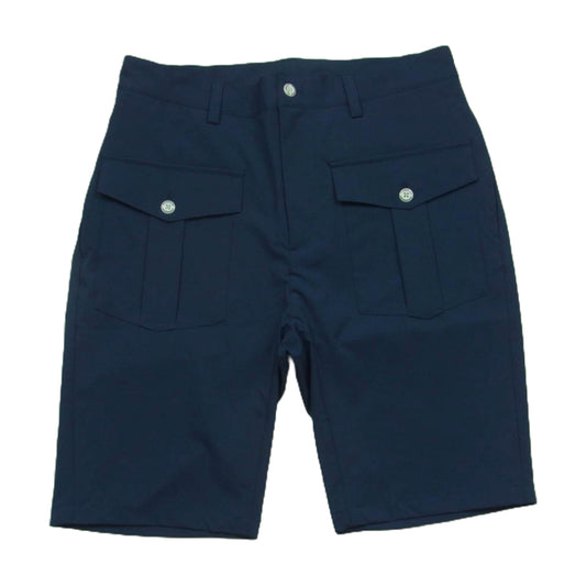 1piu1uguale3 ウノピュウノウグァーレトレ GRP133 POE456 GOLF ゴルフ FRONT POCKET SHORT PANTS フロントポケット ショートパンツ ハーフパンツ ネイビー系 4【中古】
