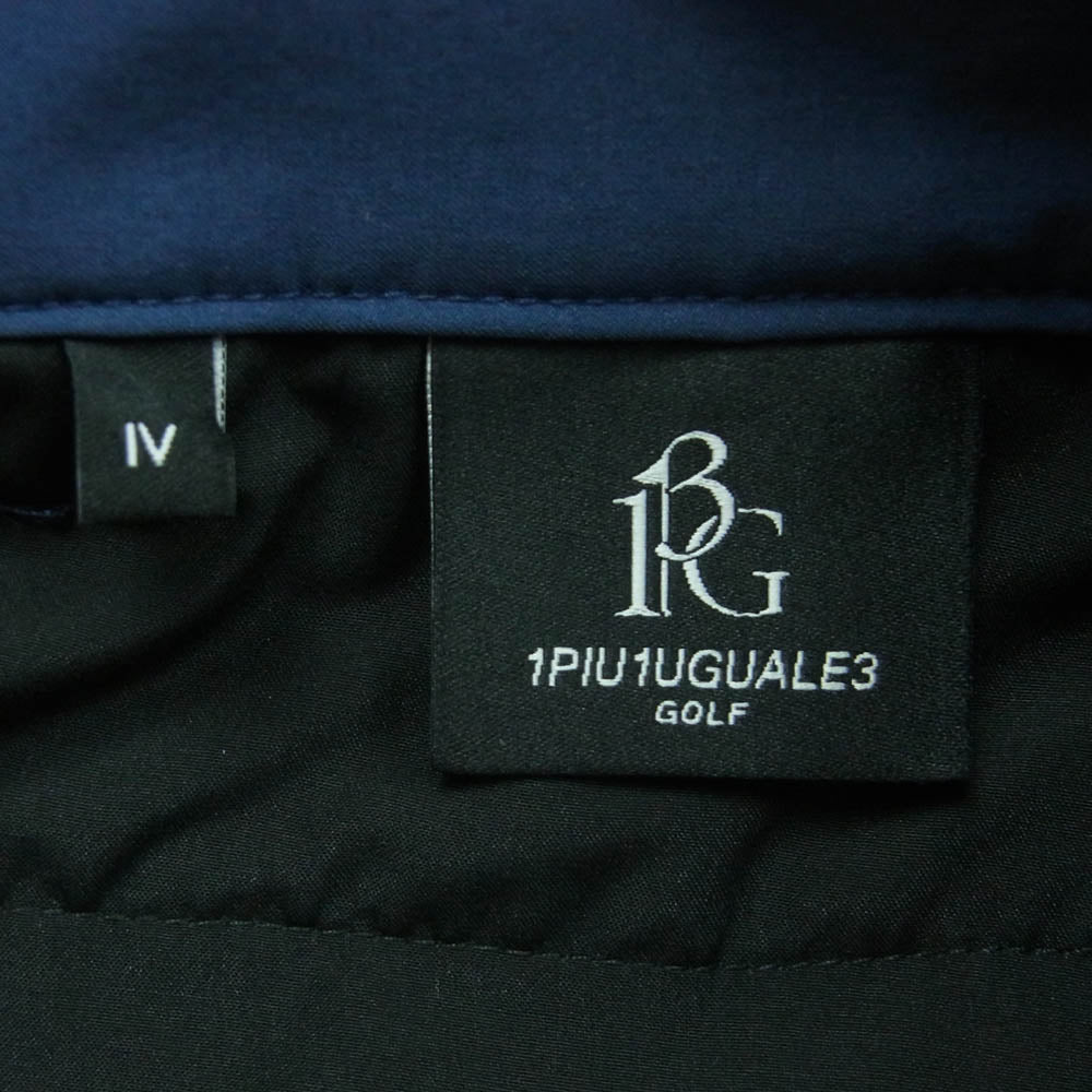 1piu1uguale3 ウノピュウノウグァーレトレ GRP133 POE456 GOLF ゴルフ FRONT POCKET SHORT PANTS フロントポケット ショートパンツ ハーフパンツ ネイビー系 4【中古】