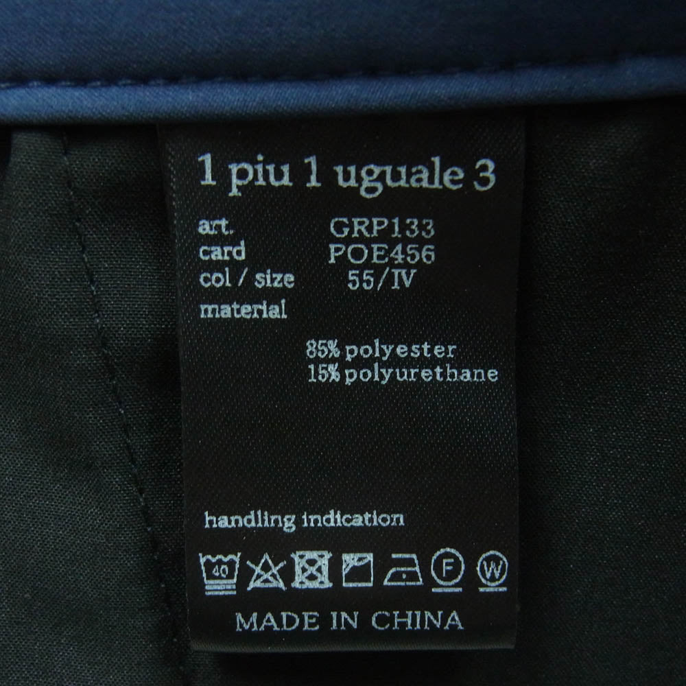 1piu1uguale3 ウノピュウノウグァーレトレ GRP133 POE456 GOLF ゴルフ FRONT POCKET SHORT PANTS フロントポケット ショートパンツ ハーフパンツ ネイビー系 4【中古】