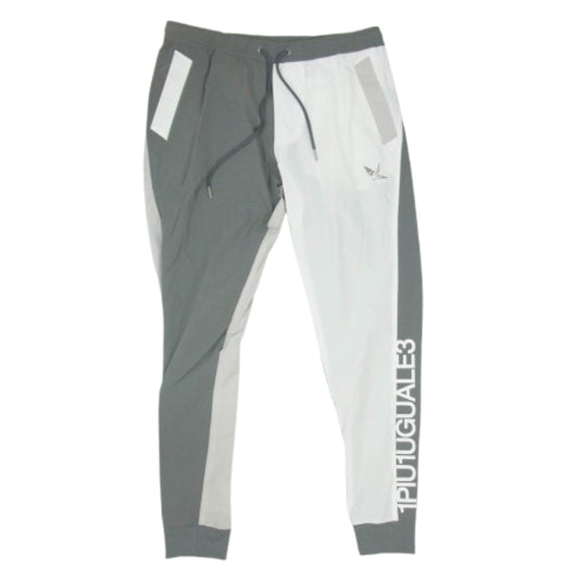 1piu1uguale3 ウノピュウノウグァーレトレ GRP094 POE395 GOLF ゴルフ CRAZY RIB PANTS クレイジー リブ パンツ グレー系 VI【中古】