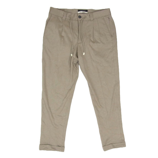 1piu1uguale3 ウノピュウノウグァーレトレ MRP186 NYU053 giab’s ARCHIVIO ジャブスアルキヴィオ EASY ITALY TROUSERS PANTS イージー イタリー トラウザー スラックスパンツ ベージュ グレー系 V【中古】