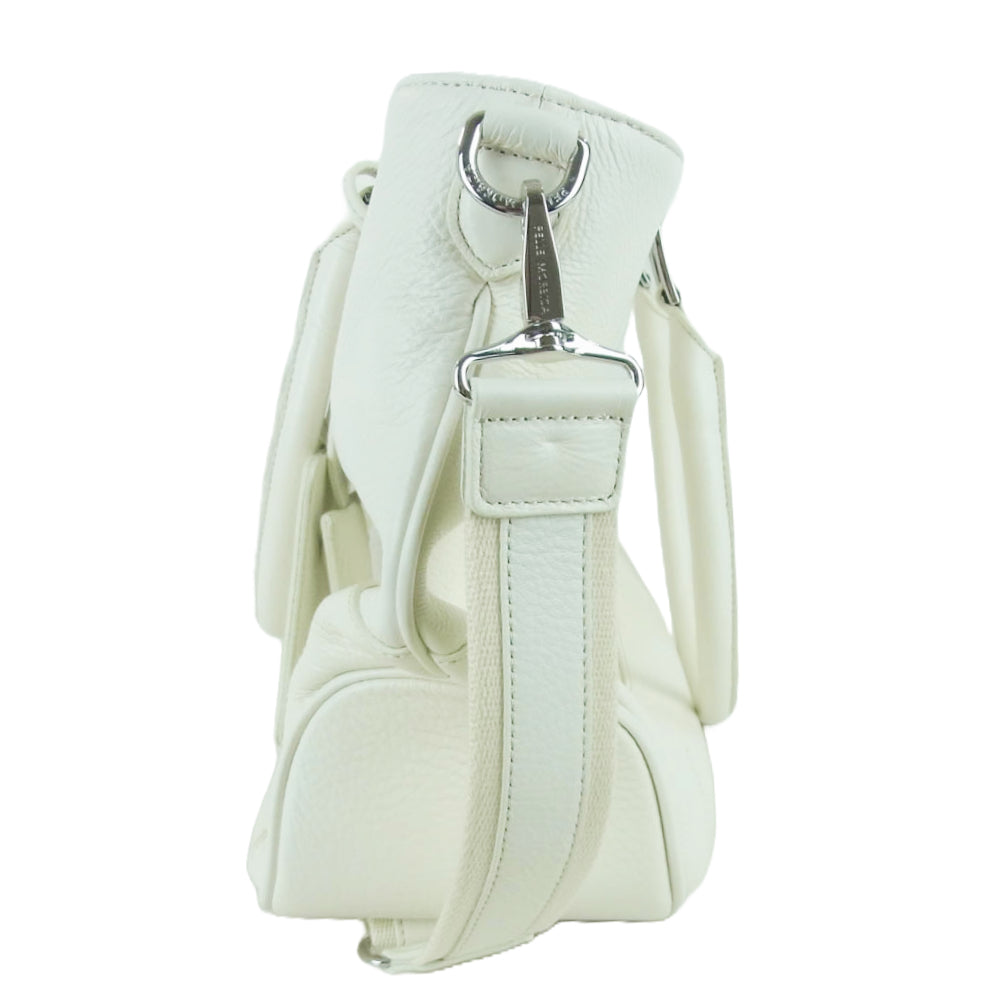 1piu1uguale3 ウノピュウノウグァーレトレ PELLE MORBIDA ペッレ モルビダ 別注 シュリンクレザー トート バッグ オフホワイト系【中古】