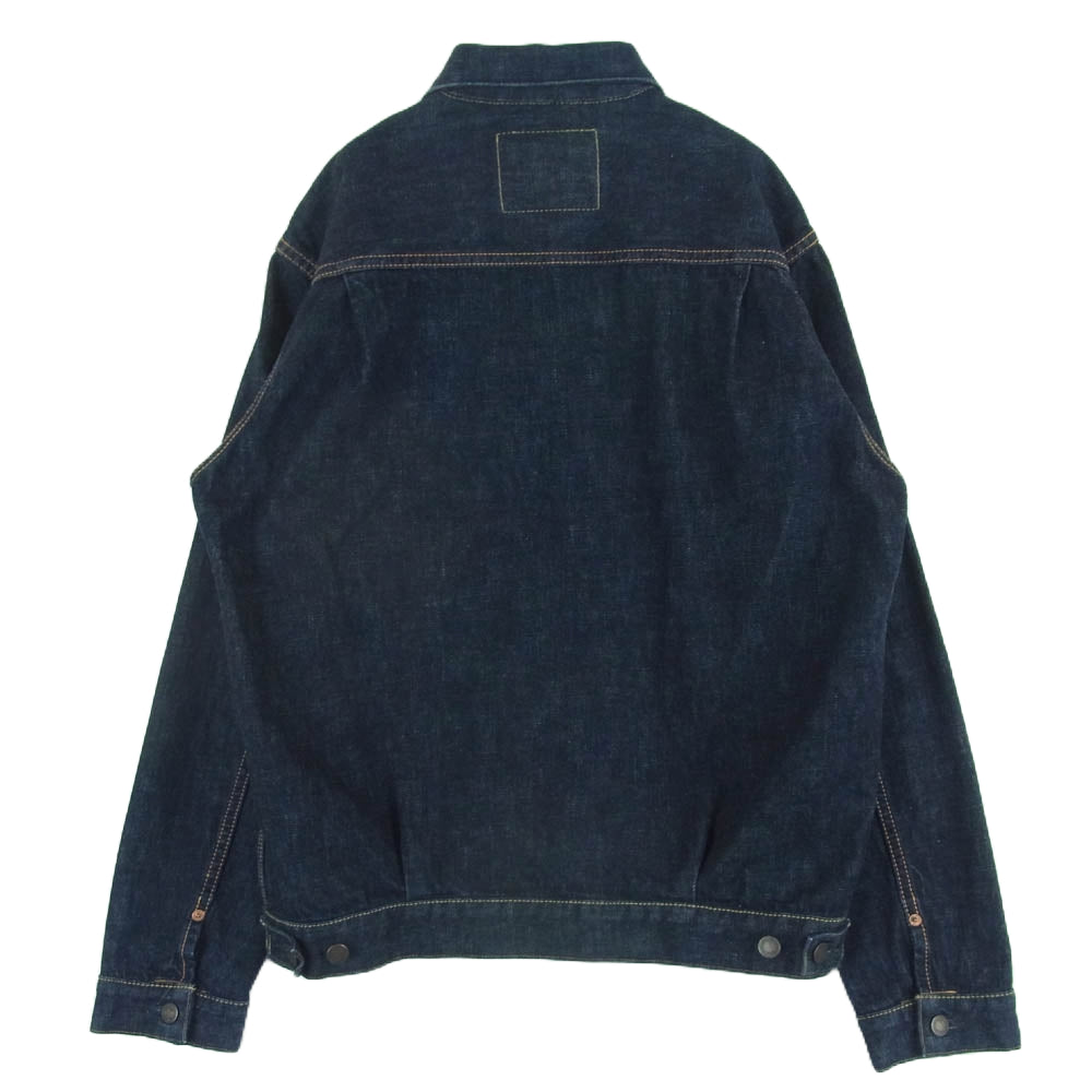 MOMOTARO JEANS 桃太郎ジーンズ MJ2103 銅丹特濃インディゴブルー ダブルポケット デニム ジャケット インディゴブルー系 42【中古】