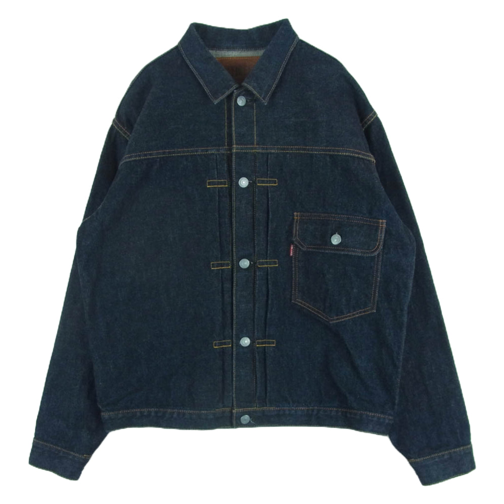 EVISU エヴィス 1506 No.1スペシャル 1ST TIGER PRESHRUNK タイガープレシュリンク デニム ジャケット インディゴブルー系 44【中古】