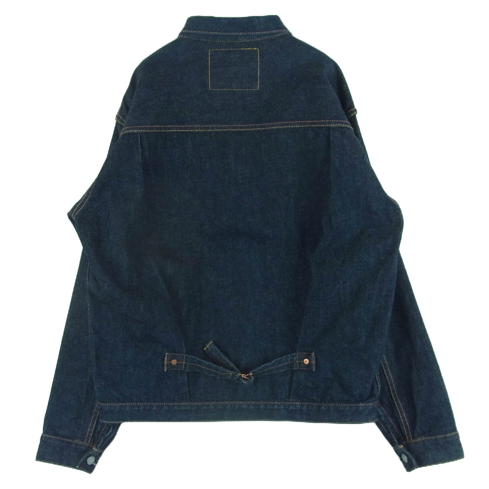 EVISU エヴィス 1506 No.1スペシャル 1ST TIGER PRESHRUNK タイガープレシュリンク デニム ジャケット インディゴブルー系 44【中古】