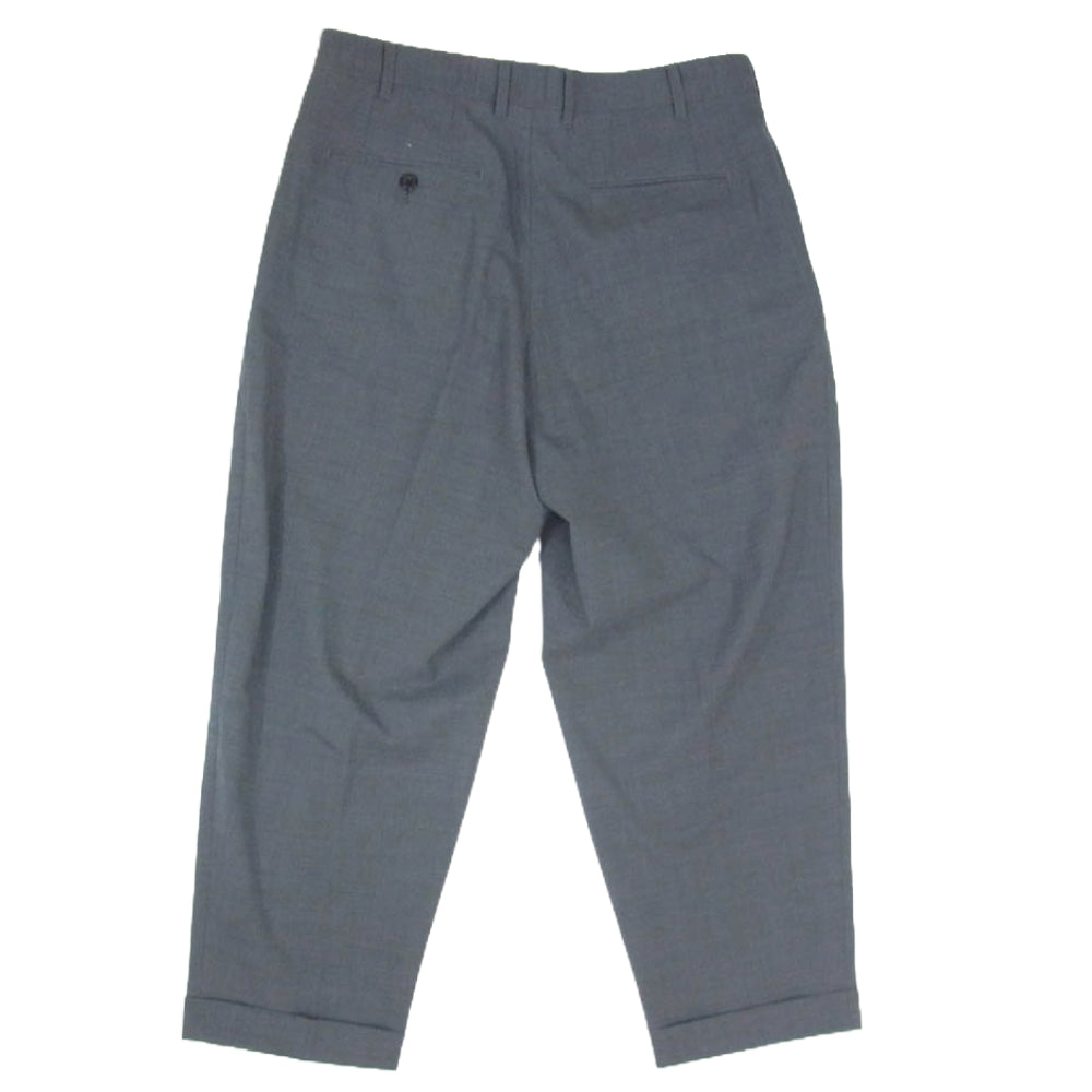 BEAMS ビームス 38-23-0125-277 2 Pleats Wool Tropical 2プリーツ ウール トロピカル スラックスパンツ グレー系 M【美品】【中古】