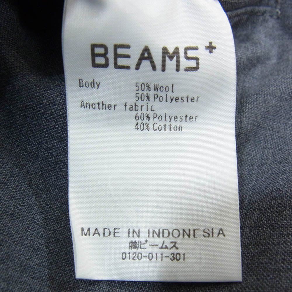 BEAMS ビームス 38-23-0125-277 2 Pleats Wool Tropical 2プリーツ ウール トロピカル スラックスパンツ グレー系 M【美品】【中古】