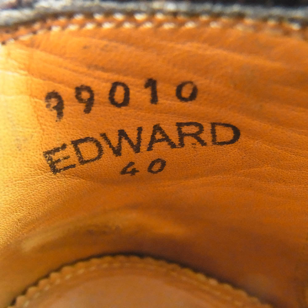 JALAN SRIWIJAYA ジャランスリウァヤ 3131-499-0552-0945 green label relaxing別注 グレインショート サイドゴア ブーツ EDWARD Last ブラック系 40【中古】