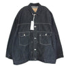 GRAPHPAPER グラフペーパー 23SS GU231-30114B Colorfast Denim Jacket カラー ファスト デニムジャケット ネイビー インディゴブルー系 2【美品】【中古】