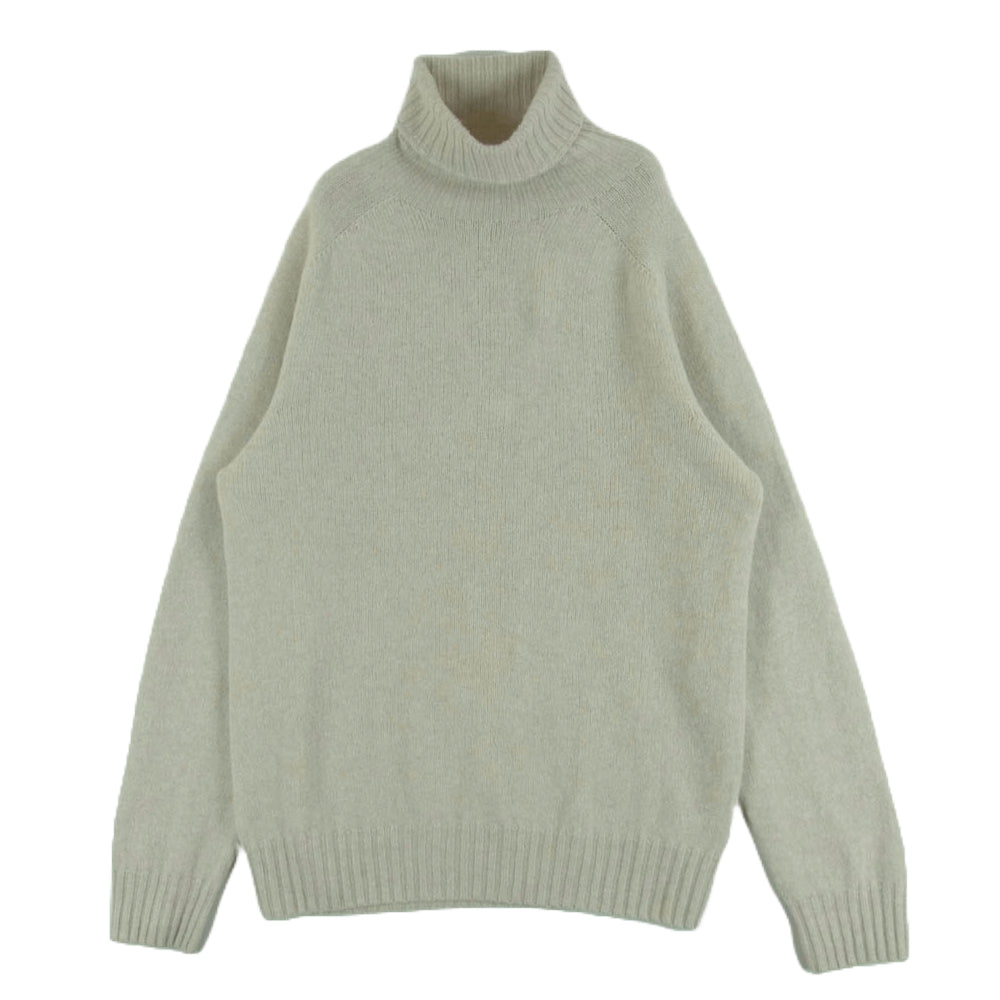 INVERALLAN インバーアラン 英国製 ウール タートルネック ニット セーター ベージュ系 42【中古】
