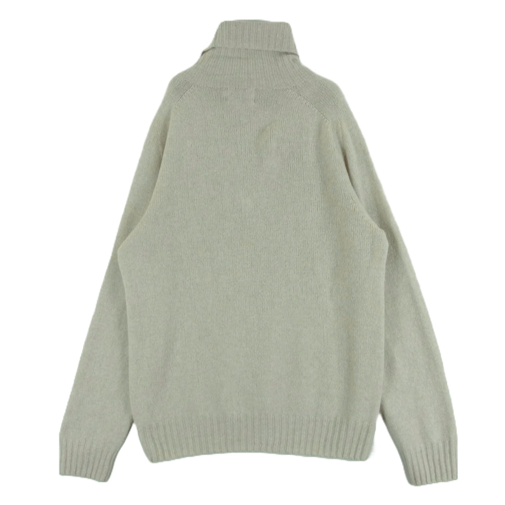 INVERALLAN インバーアラン 英国製 ウール タートルネック ニット セーター ベージュ系 42【中古】