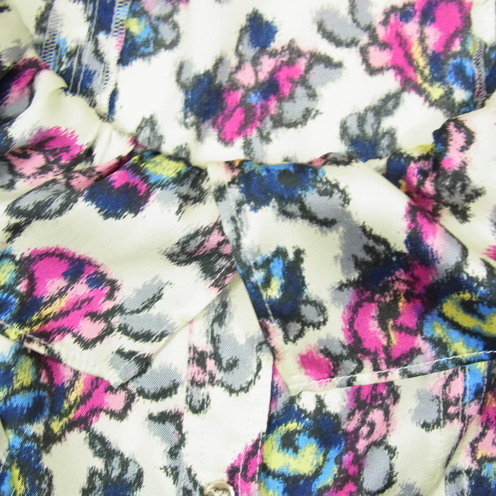 MAX&CO マックスアンドコー 花柄 フローラル フラワー 総柄 フリル 長袖 シャツ ワンピース マルチカラー系 44【中古】