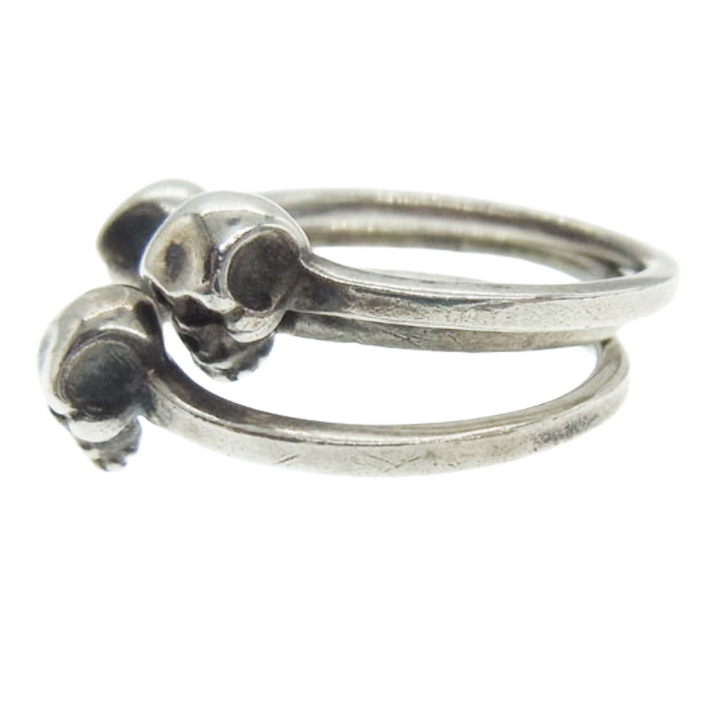 ストレンジャーフリークデザインス スカル ピンキー リング 3点セット シルバー系 3号以下【中古】