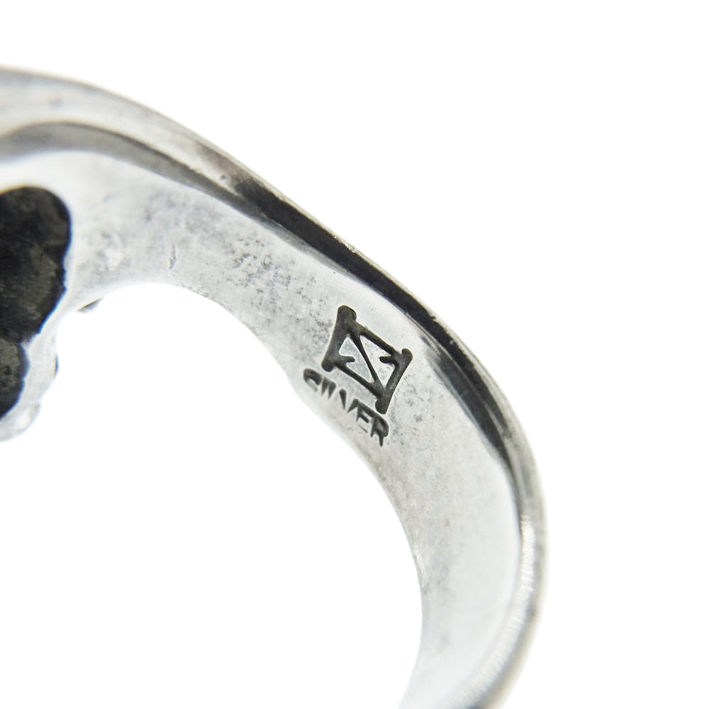 ストレンジャーフリークデザインス スカル リング シルバー系 7号【中古】