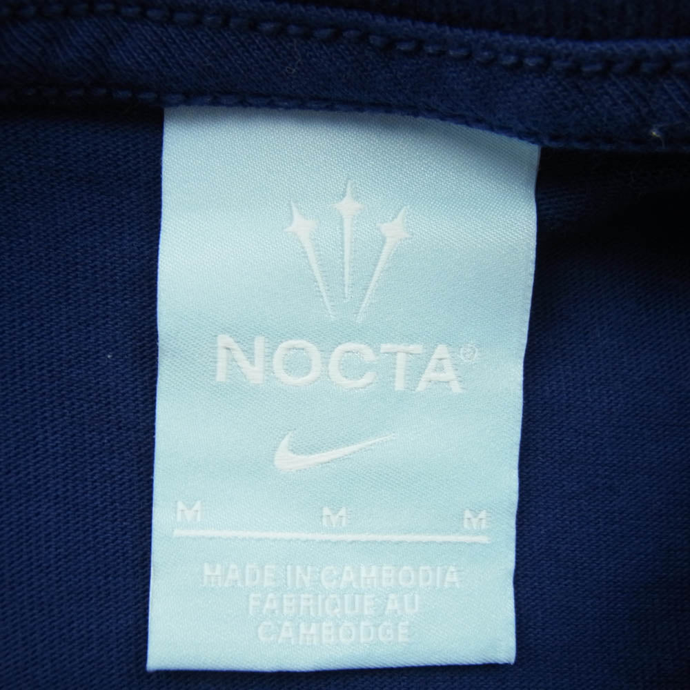 NIKE ナイキ 21SS × NOCTA ノクタ クルーネック Ｔシャツ 半袖カットソー ネイビー系 M【中古】