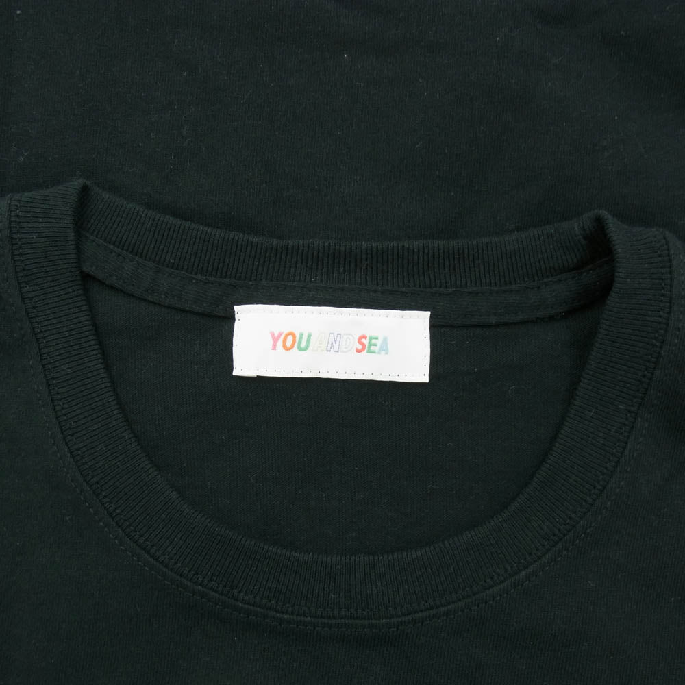 WIND AND SEA ウィンダンシー 22SS WDS-Y&S2nd-01 YOU AND SEA カスタム ロゴ Tシャツ 半袖カットソー ブラック系 L【中古】