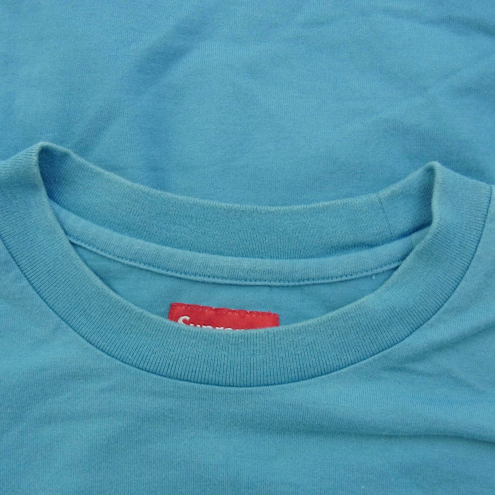 Supreme シュプリーム Small Box Tee スモールボックス ロゴ Ｔシャツ半袖 カットソー ブルー ブルー系 M【中古】