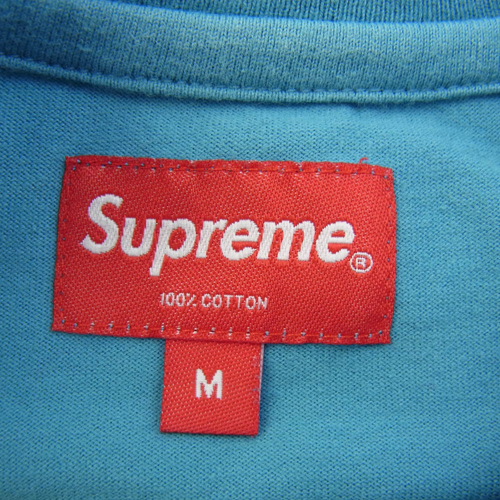 Supreme シュプリーム Small Box Tee スモールボックス ロゴ Ｔシャツ半袖 カットソー ブルー ブルー系 M【中古】