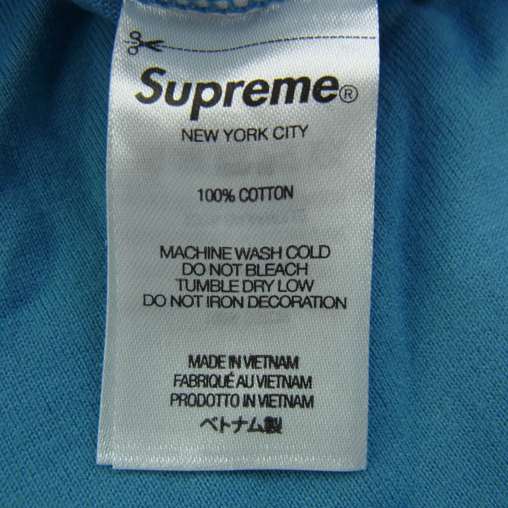 Supreme シュプリーム Small Box Tee スモールボックス ロゴ Ｔシャツ半袖 カットソー ブルー ブルー系 M【中古】