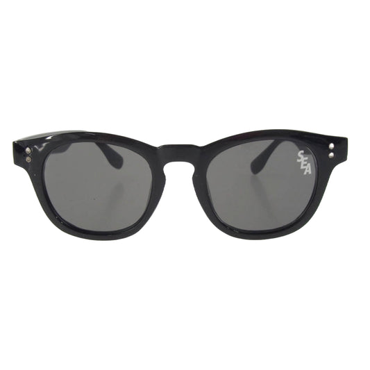 WIND AND SEA ウィンダンシー WDS-O-YAS5-23-Q4-02 YOU AND SEA CUSTOM SUNGLASS カスタム ロゴレンズ サングラス アイウェア ブラック系【中古】