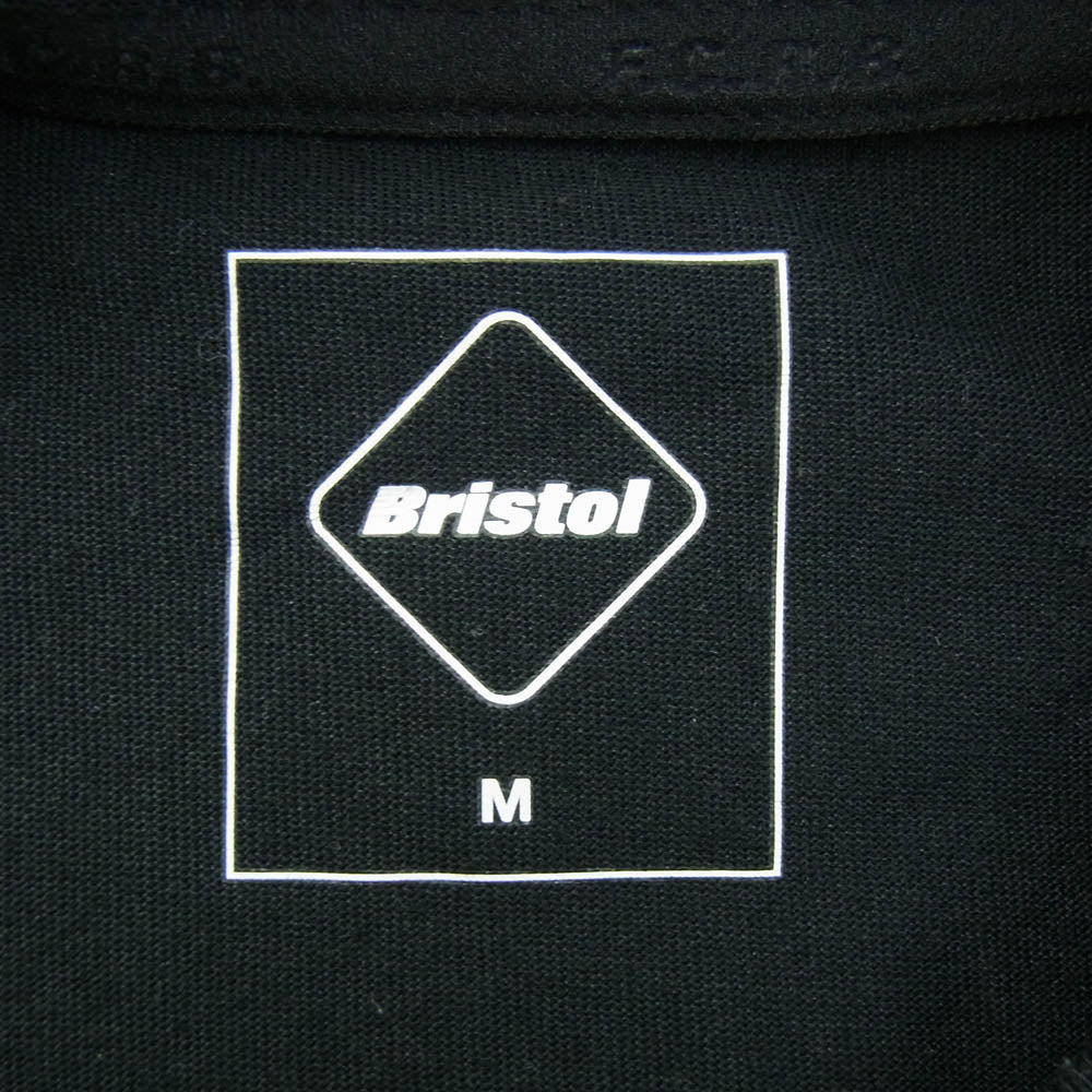 F.C.R.B. エフシーアールビー FCRB-232131 × WILDSIDE YOHJI YAMAMOTO ヨウジヤマモト BIG LOGO BAGGY TEE ビッグロゴプリント バギー Ｔシャツ 半袖カットソー ブラック系 M【中古】