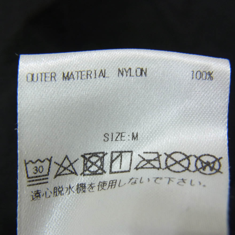 GOD SELECTION XXX ゴッドセレクション ロゴプリント ナイロン パンツ ブラック系 M【中古】