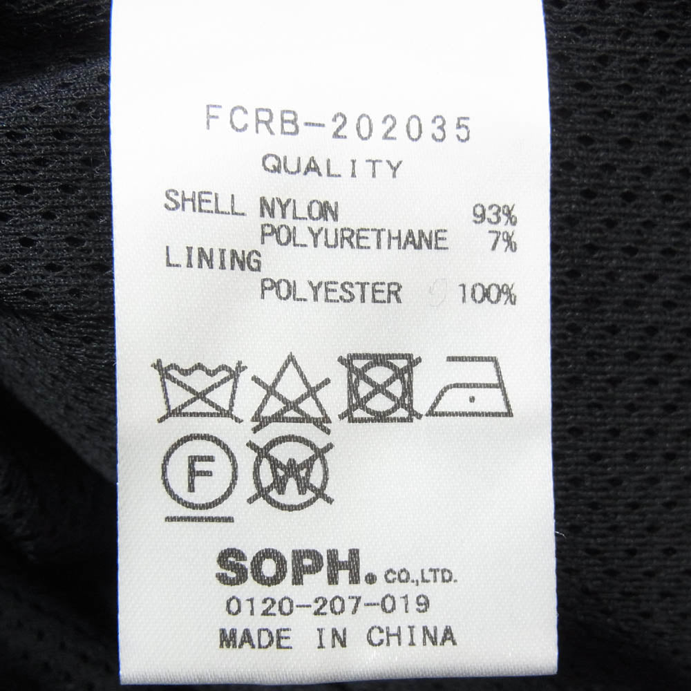 F.C.R.B. エフシーアールビー 20AW FCRB-202035 LYCRA TRACK PANTS ナイロン トラック パンツ カーキ系 M【中古】