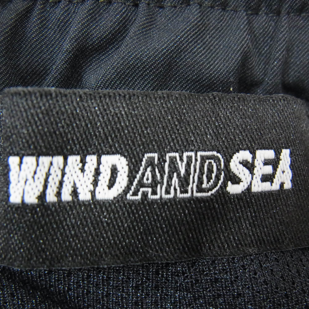 WIND AND SEA ウィンダンシー 23SS WDS-C-UMB-23-Q3-03 × UMBRO アンブロ ナイロン トラック パンツ グレー系 L【中古】